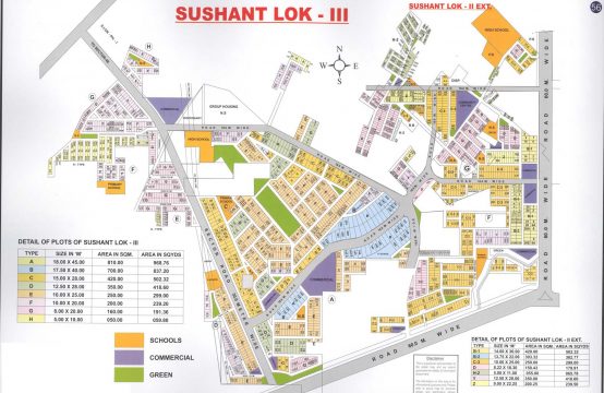 Sushant Lok 3 Map Gurgaon | Sushant Lok 3 Plot Map | Sushant Lok 3 Gurgaon Plot MAP