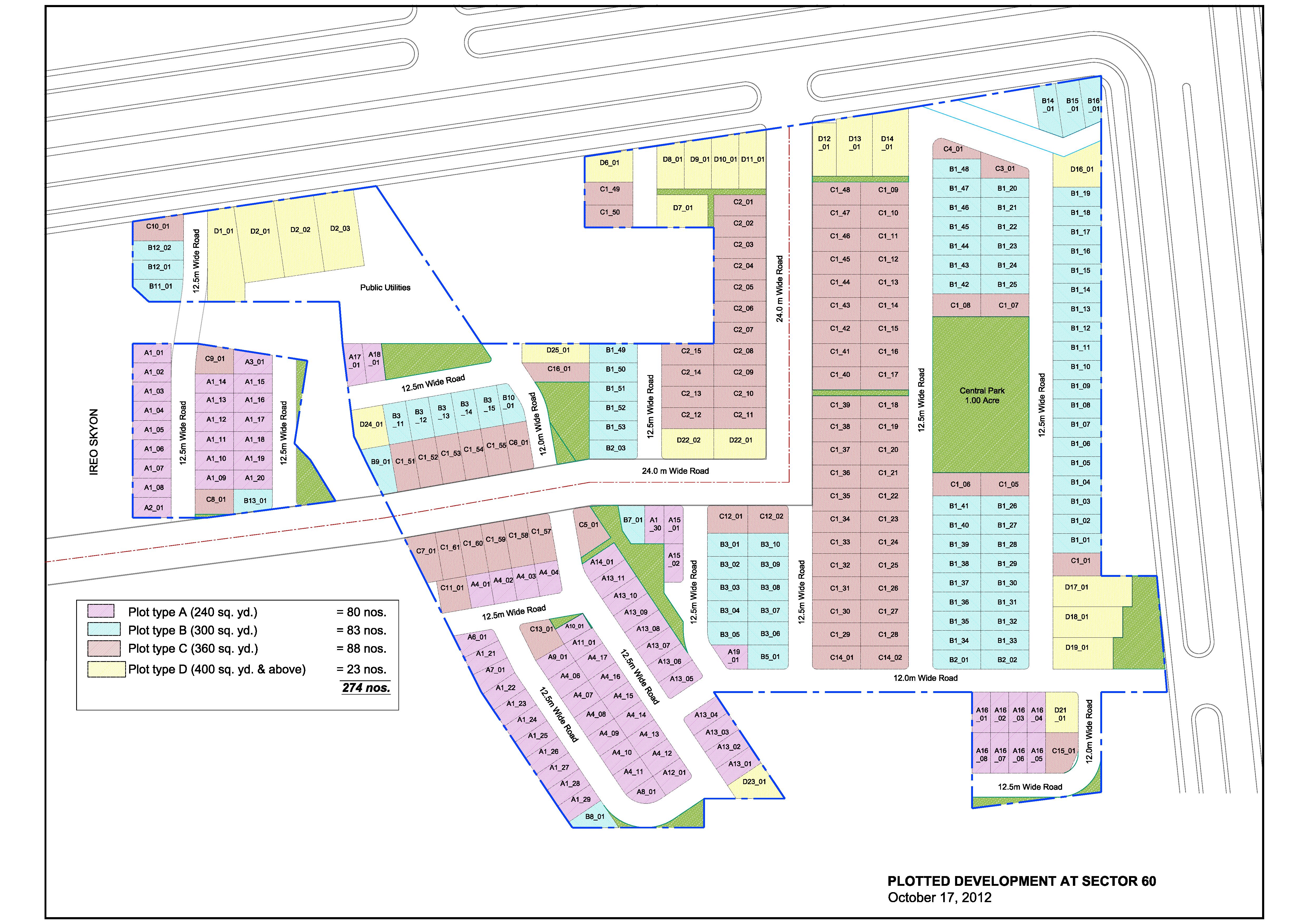 Ireo Plots Map || Plots &#038; Land for Sale in Ireo City Plots Gurgaon