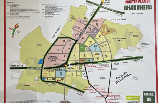 Dharuhera Master Plan &#8211; Dharuhera Map