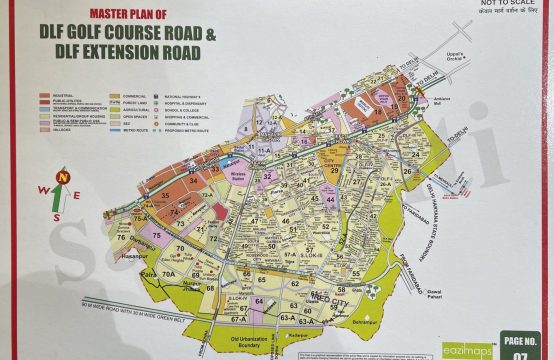 Dlf Golf Course Road Map Gurgaon and Dlf Golf Course Extension Road Map Master Plan , Plots for sale