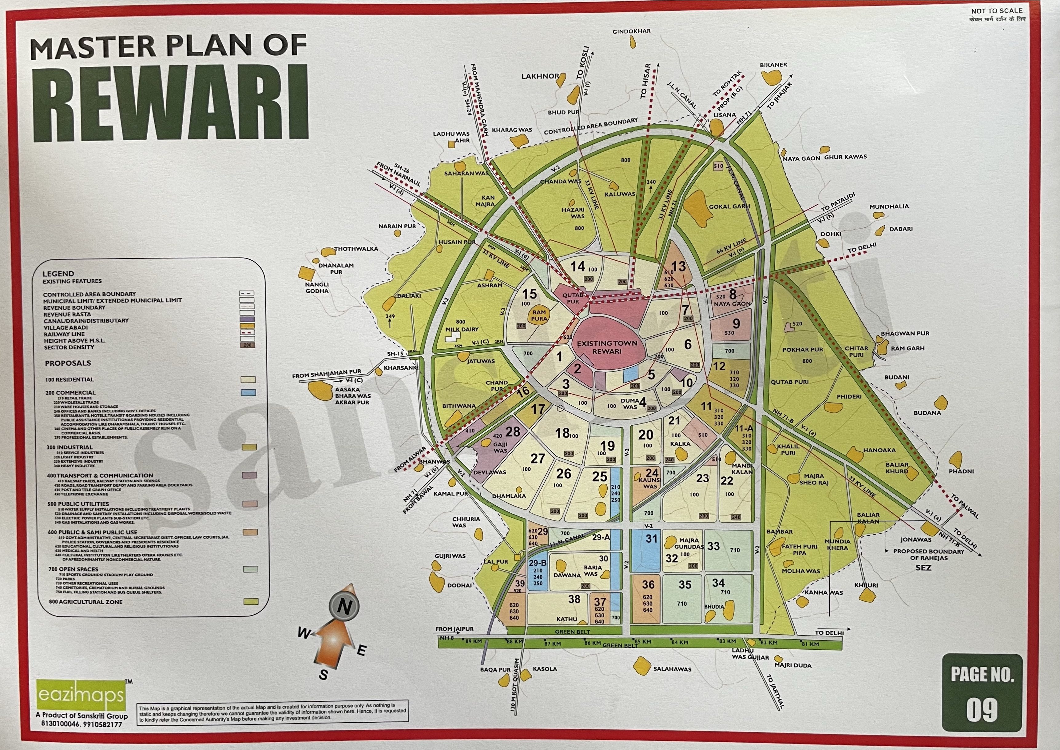 rewari master plan 2031