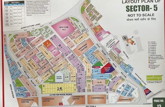 Sector 5 Plot Map in Gurgaon