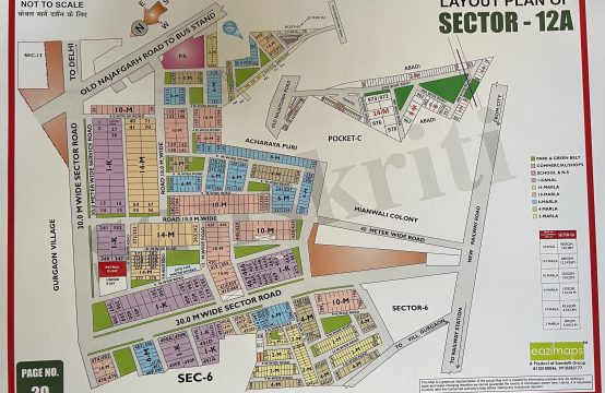 Sector 12a gurgaon map