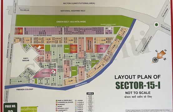 Sector 15 part 1 Gurgaon map