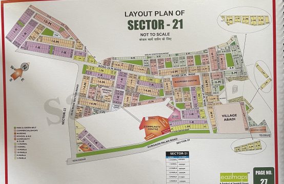 Sector 21 Gurgaon map